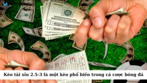 Kèo tài xỉu 2.5-3 là một loại kèo cược phổ biến trong cá cược bóng đá